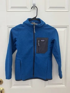 Patagonia R1 Air Full Zip Jacket Kids  S Outdoor Hike Wicking Warm Light New - Picture 1 of 6