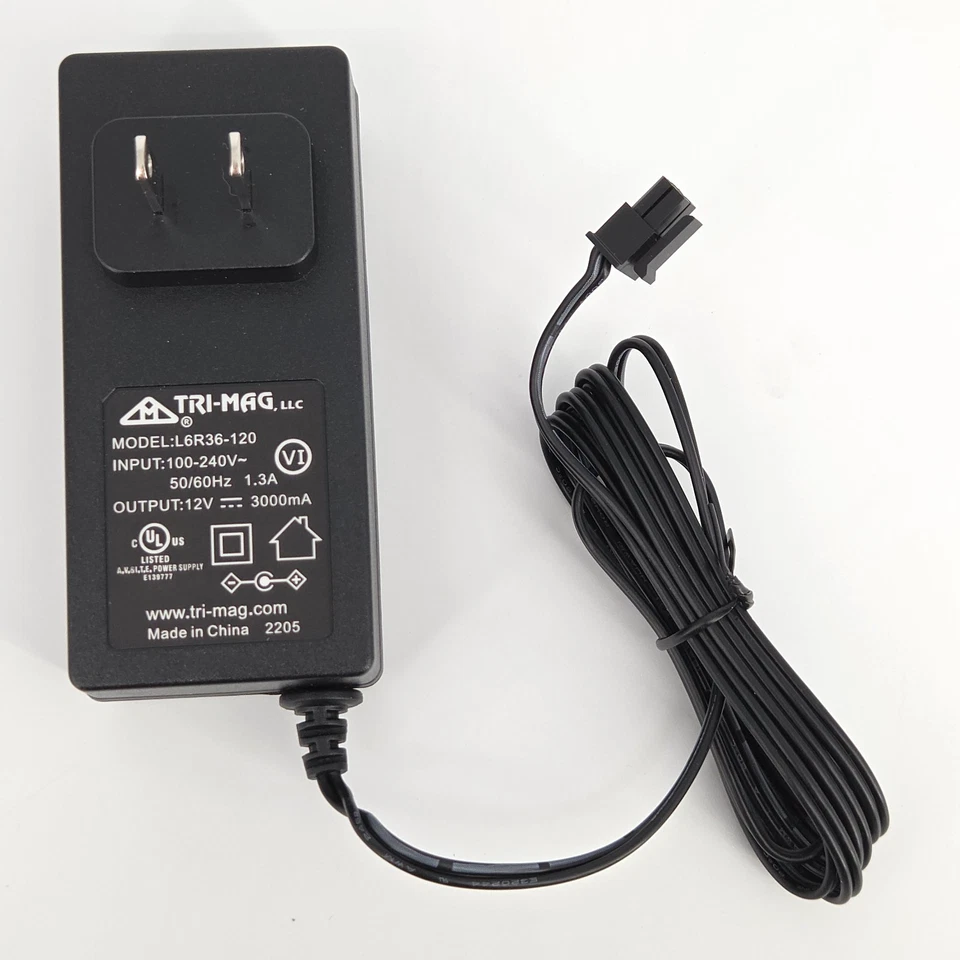 Replacement for Cradlepoint 12V 3A Power Supply 4-pin 2x2 plug WA-36A12R E300 - Image 1 of 4