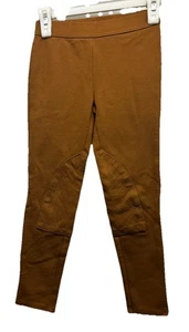 JANIE AND JACK Brown Riding Ponte Pant - Size 6 - Unisex Equestrian - Picture 1 of 5
