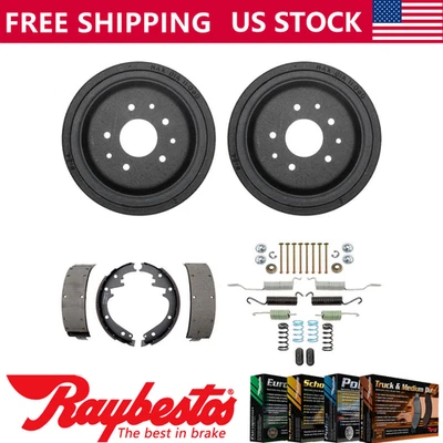 Kit de herrajes de tambores de freno delanteros y zapatas de freno para Chevrolet Caprice 1966-1970 Foto 1 de 4