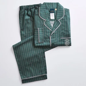Pottery Barn Teen Harry Potter Slytherin House Pajamas 2pc Green SM Retail $129 - Picture 1 of 3