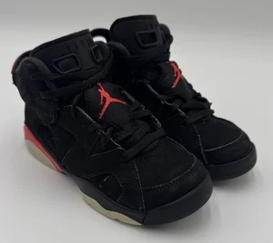 Nike Jordan Niños 6 Retro 'Infrarrojo 384666-060 Talla 11C - Imagen 1 de 6