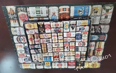 What's Your Pleasure Beer Cans 500 pc Vintage Springbok Puzzle COMPLETE PZL4064 - Image 1 of 4