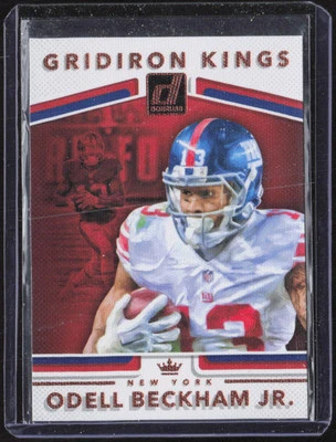 2017 Donruss #8 Odell Beckham Jr. Gridiron Kings - Image 1 of 2