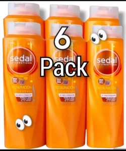 6 pack Large Bottles Sedal Acondion Conditioner Restauracion for Beautiful Hair - Picture 1 of 5