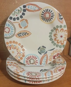 Target Home ZINNIA Piatto da cena set da 4, 11 1/4", Floreale, Gres porcellanato, Molto buono - Foto 1 di 12