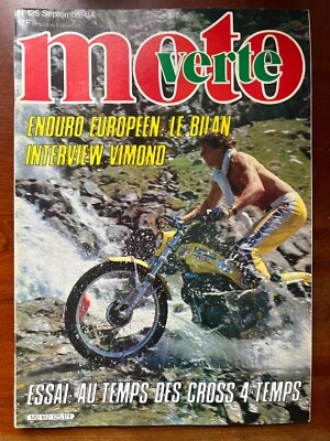MOTO VERTE n°125 du 9/1984; Enduro Europeen; Le Bilan/ Interview Vimond - Photo 1/2