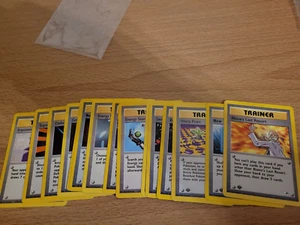 15 Vintage Pokemon Trainer Cards. WOTC ONLY! Unplayed! Common, Uncommon and Rare
