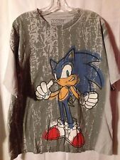 Graphic Sonic The Hedgehog All Over T-Shirt. Sega. XL