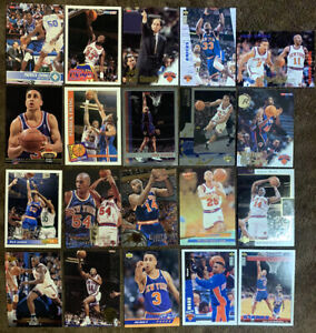 1990's New York Knicks 20 Card Team Lot NBA Finals Ewing Starks Davis Rivers NM+