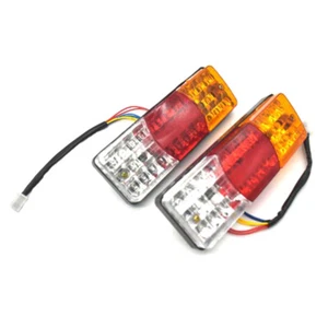 3Colors LED Waterproof Tail Light Reverse Brake Stop Motorcycle Turn Signal 1 MB - Picture 1 of 7