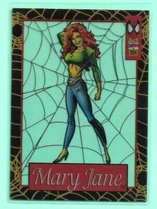 1994 Fleer Marvel Mary Jane Clear Suspended Animation Insert Card #2 of 12 - Bild 1 von 2