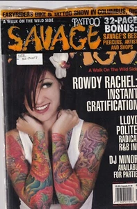 Tattoo Savage Magazine Rowdy Rachel LLoyd Polite October 2007 SEALED 100319nonr - Picture 1 of 1