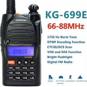 Wouxun KG-699E 105 Grupy Radio dwukierunkowe DTMF Ręczne Walkie Talkie - Zdjęcie 1 z 18