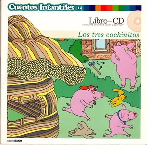 LOS TRES COCHINITOS (TAPA BLANDA) + CD CUENTOS INFANTILES 14 - Picture 1 of 3
