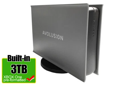 Avolusion PRO-5X Series 3TB USB 3.0 External Gaming Hard Drive XBOX One Orig S&X - Image 1 of 4