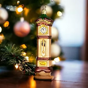 Christopher Radko Stroke of Midnight Glass Christmas Ornament 6" VIDEO - Picture 1 of 6