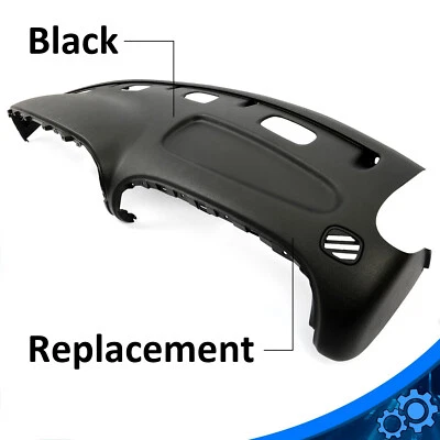 For 1998-2002 Dodge Ram 1500 2500 3500 Dashboard Panel Dash Pad Top Cover Black - Image 1 of 4