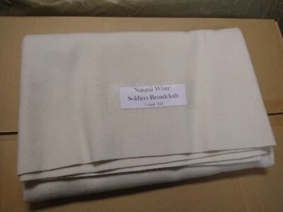 Tela de tela ancha de soldado. Blanco. Historia. Guerra Revolucionaria. 1 yarda (55"x36") Foto 1 de 3