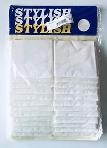 3 PC Handkerchief Men's White 100% Cotton - Handkerchief Solid Square Hankie - Picture 1 of 13