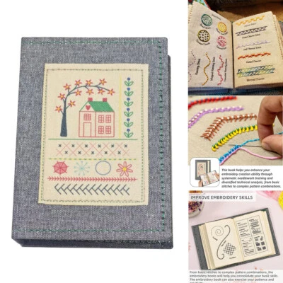 Embroidery Stitches Book Stitch Creative DIY with Embroidery Guide for Beginners - Image 1 of 4
