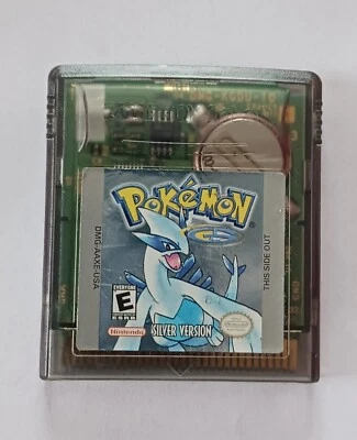 Pokemon: Silver Version Game Boy Nintendo GB Authentic Game PCB Clear Shell - Image 1 of 3