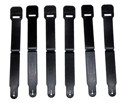 High Speed HSGI MOLLE Pouch Fastener - Short Clips - 6 Per Order- BLACK - NEW! - Image 1 of 4