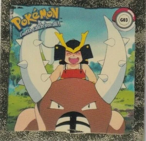 Pokemon Series 1 Sticker Original 1999 Nr. G03 Gold Pinsir Glitzer G 03 - Bild 1 von 1