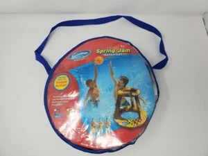 NEW Swimways Spring Jam Basketball & Durable Inflatable Basketball Hoop - Picture 1 of 3
