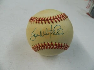 Sam Militello- Autographed baseball  Old Time Baseball Great - Picture 1 of 5