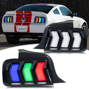 Conjunto de pares de luces traseras LED RGB para Ford Mustang 2005-2009 S-197 GT - Imagen 1 de 5