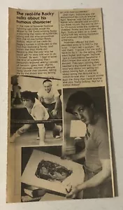 Sylvester Stallone Real Rocky Talks Figur Vintage Artikel Ephemera ART2 - Bild 1 von 2