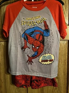 Boys Marvel Spider-Man 2pc Pajama Set  ~ Size 4 - Picture 1 of 3