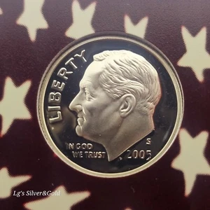 2005 S Roosevelt 90% SILVER DCAM PROOF Dime - Picture 1 of 4