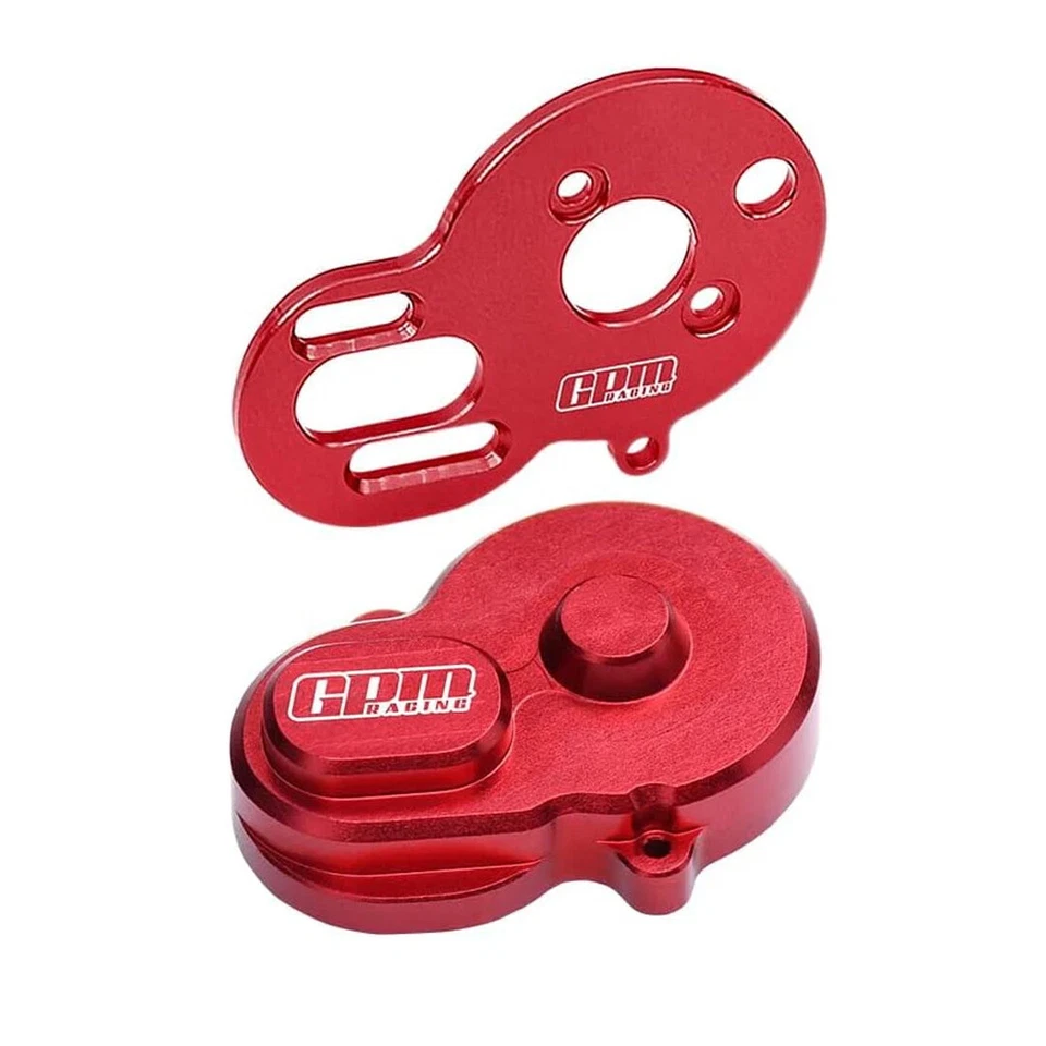 Placa de motor de aleación GPM Alum 7075 y cubierta de engranaje principal trasero roja para Losi 1/24 Micro-B Foto 1 de 1