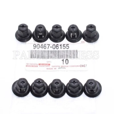 OEM TOYOTA SEQUOIA 4RUNNER LAND CRUISER ECHO LEXUS LX570 GX460 RETAINER CLIP X10 - Image 1 of 4