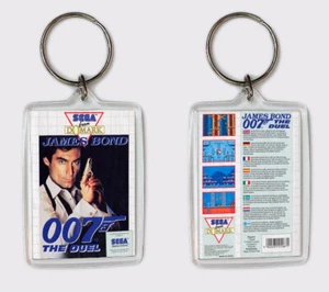 James Bond 007 The Duel Sega Master System Keyring - Picture 1 of 1