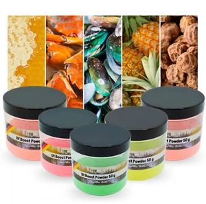 UV Boost Powder 50g Bait Dip Karpfenangeln Boilies Popups Zite Fishing - Bild 1 von 11