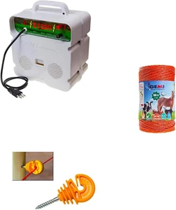Recinto Elettrico Kt per Uso Professionale1 X Elettrificatore 220V + 1 X Filo 50 - Foto 1 di 12
