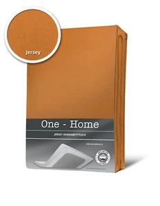 Spannbettlaken Spannbetttuch orange  terracotta 140x200 cm - 160x200 cm Jersey - Bild 1 von 6