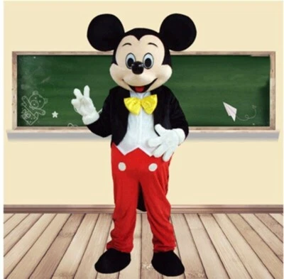 LO ÚLTIMO Traje Adulto Talla Realista MICKEY MOUSE Disfraz Mascota Foto 1 de 2