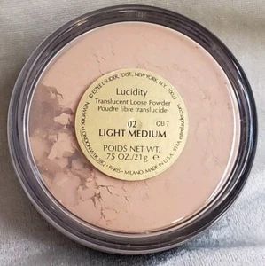 ESTEE LAUDER Lucidity Translucent Loose Powder 02 LIGHT MEDIUM .75 oz 21 g NWOB - Picture 1 of 5