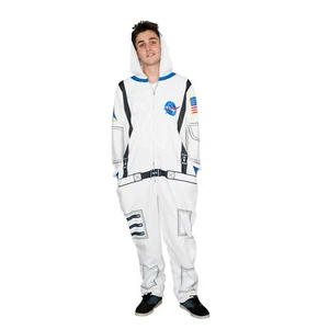 Adult Unisex Nasa Astronaut Costume Hooded Pajama Union Suit - Picture 1 of 6