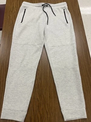 Aeropostale Light Gray Drawstring Sweatpants Joggers Adult Large Men’s Women’s - Image 1 of 4