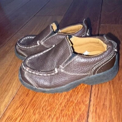 Cherokee loafer shoes brown slip on Baby boy 7 - Image 1 of 4