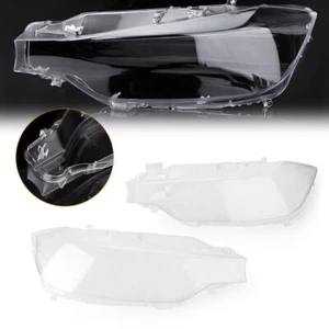 2PCS Headlight Cover Headlamp Lens Protector Transparent For BMW F30 2013-2016 - Picture 1 of 10