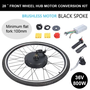 28 Zoll Elektrofahrrad Frontmotor Vorderrad Motor E-Bike Umbausatz 36V 800W - Bild 1 von 14