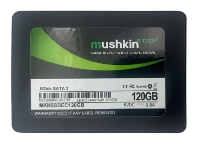 MUSHKIN ECO2  120GB 2.5" Sata III 6Gb/s Solid State Drive MKNSSDEC120GB - Image 1 of 2