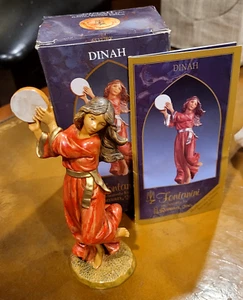 Neu Dinah der Engel mit Tamburin römische Fontaninni Weihnachtskrippe Edition 5" - Bild 1 von 12