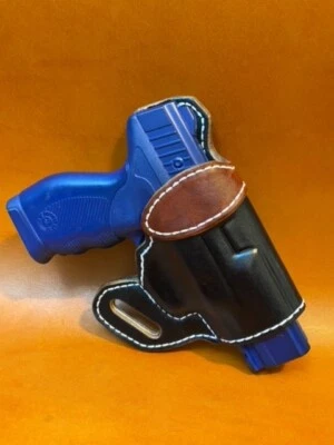 TAURUS  PT  24/7  Leather OWB Black/Brown Holster - Image 1 of 4